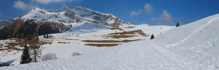 Vista panoramica dalla pista di sci da fondo